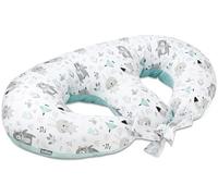 Bellochi Maternity and Nursing Pillow for Twins - Baby Support Pillow - Multifunctional Breastfeeding Pillow with Cover Made of 100% Cotton - OEKO-TEX Certified (Animaland)