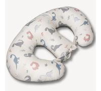 Bellochi Twin Feeding Pillow & Pregnancy Cushion | Tandem Breastfeeding Support for Twins | Oeko-Tex Hypoallergenic Cotton | Ergonomic Design with Washable Cover (Dino)