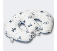 Bellochi Twin Feeding Pillow & Pregnancy Cushion | Tandem Breastfeeding Support for Twins | Oeko-Tex Hypoallergenic Cotton | Ergonomic Design with Washable Cover (Playa)