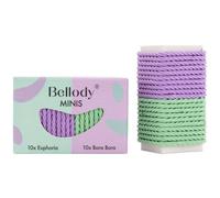Bellody Minis thin hair rubber band 20 pcs, Mint & Violet