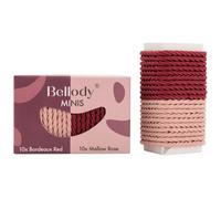 Bellody Minis thin hair rubber band 20 pcs, Rose & Red