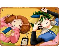 bellos uraraca y deku de bnha Pop Culture Classic Man Cave Wall Art Decor 8x12 inch Metal Tin Sign Plaque Poster