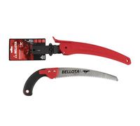 Bellota 454BIMC13 Cheetah Pruning Saw with 13" Japanese Serrated Curved Blade and Curved Bi-Material Handle - Includes Case