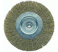 Bellota 50807-100 Circular DIY Brush - Brassed Steel, Curved Wire, Diameter 100 mm