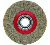 Bellota 50810-15018 Circular Industrial Brush - Brassed Steel, Wire Length 18 mm, Diameter 150 mm