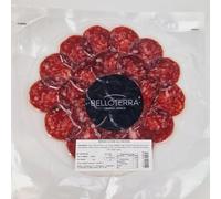Belloterra Iberian Ham Certified Pure Iberian Acorn-Fed Salchichon 80g Vacuum Packed Sliced Ham Cured Between 24 and 48 Months. 100% Iberian breed. Great Taste Awards