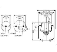 Bellow, air suspensio CONTITECH 6710 N P01 for K I 11.705 2007-2013