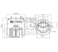 Bellow, air suspensio FEBI 179293