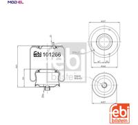 FEBI BILSTEIN 101266 Boot, air suspension
