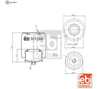 FEBI BILSTEIN 101266 Boot, air suspension