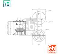 FEBI BILSTEIN 102721 Boot, air suspension