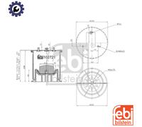 FEBI BILSTEIN 102721 Boot, air suspension