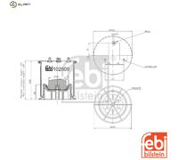 FEBI BILSTEIN 102809 Boot, air suspension