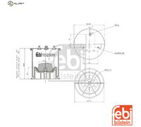 FEBI BILSTEIN 102809 Boot, air suspension