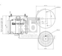 FEBI BILSTEIN 183440 Boot, air suspension