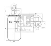 FEBI BILSTEIN 177163 Boot, air suspension