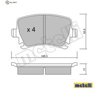 Drive shaft CV joint boot Rubber 13-0585 METELLI for VW SKODA AUDI SEAT
