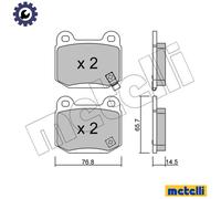 METELLI 13-0746 CV boot kit, drive shaft