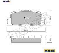 METELLI 13-0773 CV boot kit, drive shaft