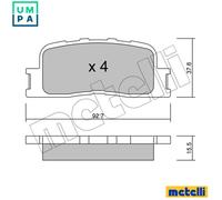 METELLI 13-0773 CV boot kit, drive shaft