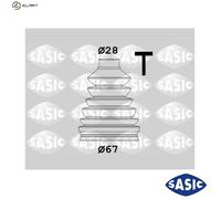 SASIC 1906023 CV boot kit, drive shaft