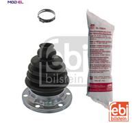 Drive shaft CV joint boot Front Axle Left Rubber 38333 FEBI BILSTEIN for AUDI VW