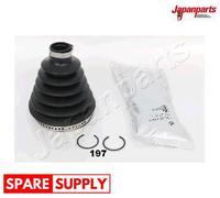 BELLOW SET, DRIVE SHAFT FOR NISSAN DUALIS JAPANPARTS KB-197 FITS WHEEL SIDE