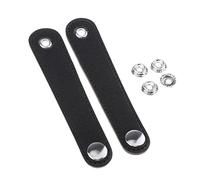 Bellows Retainer Straps Accordion Bellows Replacement Straps, Black Leather, Black, 11cm