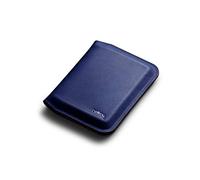 Bellroy Apex Slim Sleeve, Bifold Leather Wallet - Indigo | Slim bifold leather wallet with RFID protection for your everyday cards