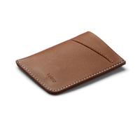 Bellroy Card Sleeve, Card Holder - Hazelnut | Premium leather card holder and wallet that holds up to 8 cards with folded note storage