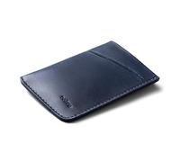 Bellroy Card Sleeve, Card Holder - Navy | Premium leather card holder and wallet that holds up to 8 cards with folded note storage