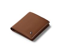 Bellroy Coin Wallet (Slim Coin Wallet, Bifold Leather Design, Holds 4-8 Cards, Magnetic Closure Coin Pouch) - Hazelnut