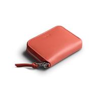 Bellroy Folio Piccolo, Small Leather Zip Wallet - BloodOrange