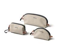 Bellroy Lite Pocket Trio, Lightweight Mini Pouches, Set of 3 - Ash | Set of 3 super-lightweight mini pouches made for organizing and attaching to your bag