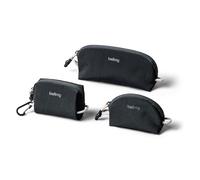 Bellroy Lite Pocket Trio, Lightweight Mini Pouches, Set of 3 - Black | Set of 3 super-lightweight mini pouches made for organizing and attaching to your bag
