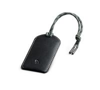 Bellroy Luggage Tag, Personalizable Leather Label - Black | Durable leather luggage tag with a personalizable insert card for easy bag spotting