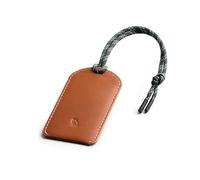 Bellroy Luggage Tag, Personalizable Leather Label - Caramel | Durable leather luggage tag with a personalizable insert card for easy bag spotting