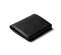 Bellroy Note Sleeve - Premium Edition, Slim Leather Wallet - Black | Slim leather billfold wallet made to hold your everyday cards and cash