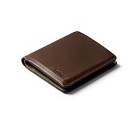 Bellroy Note Sleeve - Premium Edition, Slim Leather Wallet - Darkwood | Slim leather billfold wallet made to hold your everyday cards and cash