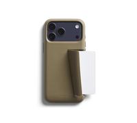 Bellroy Phone Case - 3 Card for iPhone 17 Pro Max (leather iPhone case, phone wallet) - Khaki