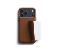 Bellroy Phone Case - 3 Card for iPhone 17 Pro Max (leather iPhone case, phone wallet) - Rust