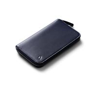 Bellroy Travel Folio, Leather Passport Wallet - Navy