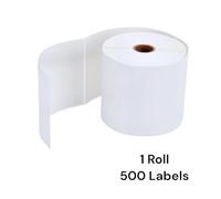 Bells Box 4x6 Inch (100x150mm) Thermal Shipping Labels - Self-Adhesive Address Label Roll - Direct Thermal Printer Compatible - 500 Labels Per Roll