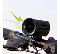 Bells, Electric Bike Horn 6 Sounds Loud Handlebar Ring Bell Bicycle Cycling Alarm Speaker 1 Set