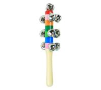 Bells for | Wooden Handle Musical Percussion Instrument - Manual Rainbow Bell-- for Boys and Girls Ages 2+ Play in Nursery Early Childhood Education Party