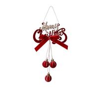 Bells Ornaments for Decorating the Christmas Tree - Flocked Seasonal Decoration for Christmas - Christmas Decoration Pendant, for Front Door, Office, Stairs, Windowsill, Fireplace, Wall, Garden