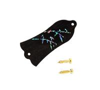 Bells Shape Guitar Trusses Rod Cover With Screws 2 Holes Decorative Protections Case Musical Instruments Accessories Shape Trusses Rod Cover Plate With Screws