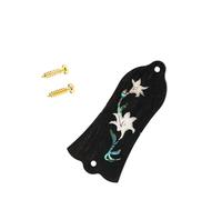 Bells Shape Guitar Trusses Rod Cover With Screws 2 Holes Decorative Protections Case Musical Instruments Accessories Shape Trusses Rod Cover Plate With Screws