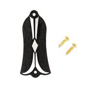 Bells Shape Trusses Rod Cover Plate With Screws 2 Holes Decorative Protections Case Electric Guitar Shape Plate With Screws