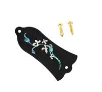 Bells Shape Trusses Rod Cover Plate With Screws 2 Holes Decorative Protections Case Electric Guitar Shape Plate With Screws